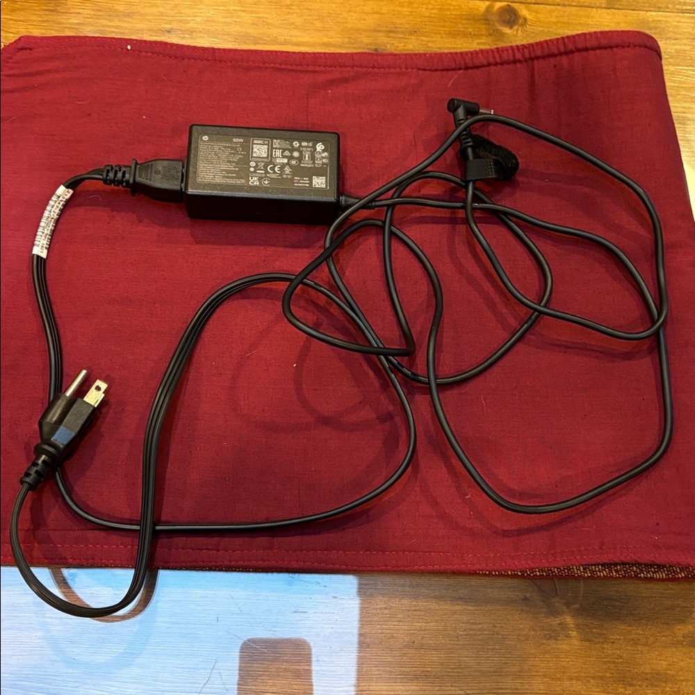 HP 65W Black Power Adapter for Laptops